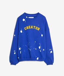 BIRTHDAYSUIT（バースデースーツ）の「JOBS SWEAT_PAINTED (BLUE)（スウェット）」