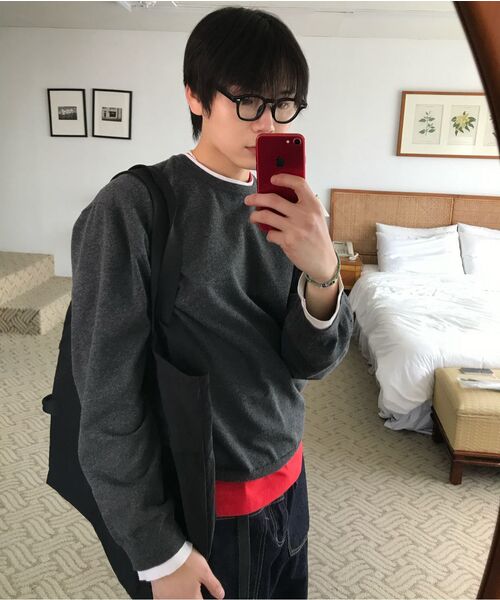 LEIRE（ルアール）の「90年代ビンテージフィットウォッシュドTシャツ[レッド]（Tシャツ/カットソー・メンズ・その他・MEDIUM/X-LARGE/LARGE/2XL）」の18枚目の写真