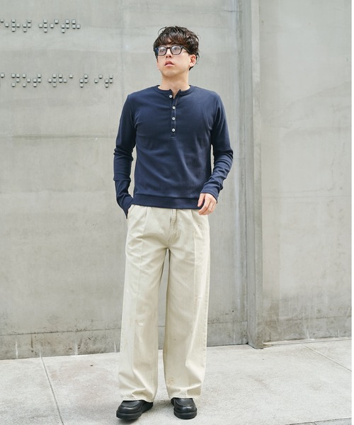 STEAF（スティーフ）の「MEADOW DENIM PANTS（デニムパンツ・メンズ・ベージュ/インディゴブルー・MEDIUM/LARGE）」の19枚目の写真