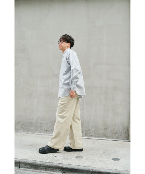 STEAF（スティーフ）の「MEADOW DENIM PANTS（デニムパンツ・メンズ・ベージュ/インディゴブルー・MEDIUM/LARGE）」の12枚目の写真