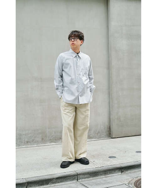 STEAF（スティーフ）の「MEADOW DENIM PANTS（デニムパンツ・メンズ・ベージュ/インディゴブルー・MEDIUM/LARGE）」の14枚目の写真