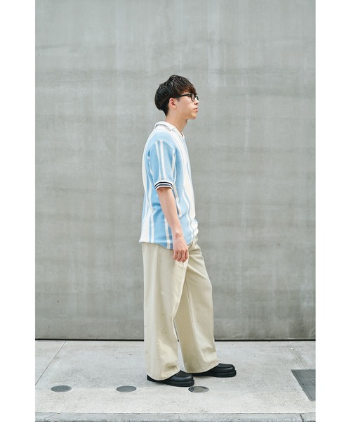 STEAF（スティーフ）の「MEADOW DENIM PANTS（デニムパンツ・メンズ・ベージュ/インディゴブルー・MEDIUM/LARGE）」の15枚目の写真