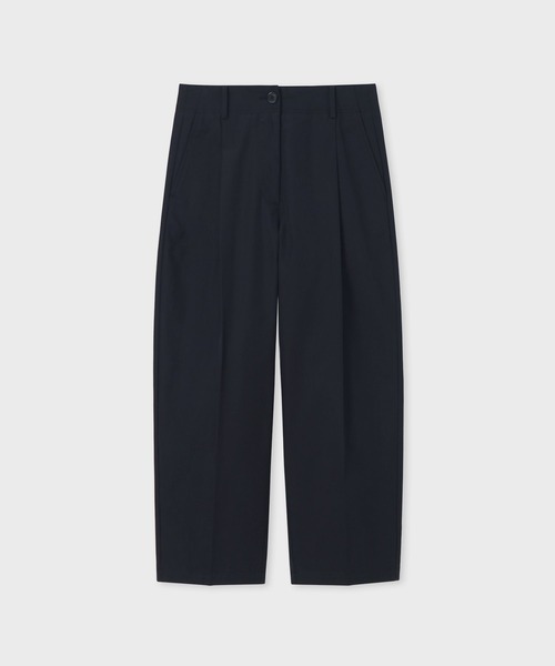 Paul Smith(ポールスミス)の「ウィメンズ カーヴィ トラウザーズ / 265012 397T(チノパンツ・レディース・ライトベージュ/ネイビー・40/38)」の1枚目の写真