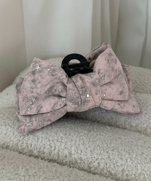 apres jour mignon(アプレジュールミニョン)の「【apresjour mignon×ARIAZ】星スタッズヘアクリップ(バレッタ/ヘアクリップ・レディース・ピンク/グレー/ブラック・ONESIZE)」の7枚目の写真