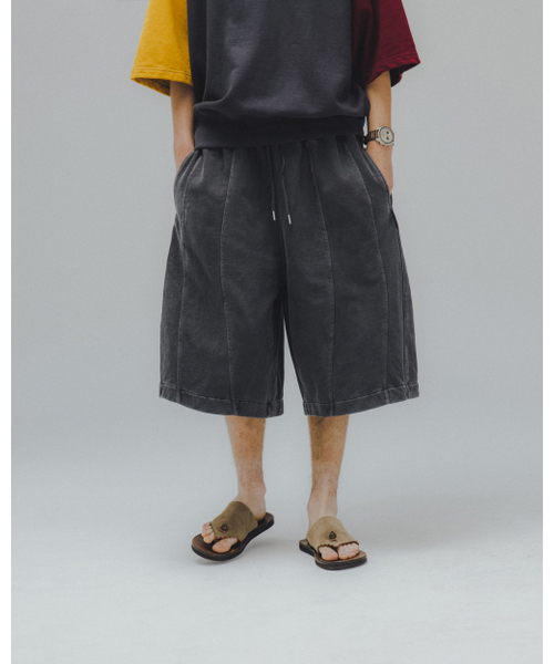ANGLAN(アングラン)の「Iconic Pigment Sweat Half Pants - Grey(その他パンツ・メンズ・その他・ONE SIZE)」の5枚目の写真