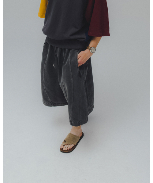 ANGLAN(アングラン)の「Iconic Pigment Sweat Half Pants - Grey(その他パンツ・メンズ・その他・ONE SIZE)」の6枚目の写真