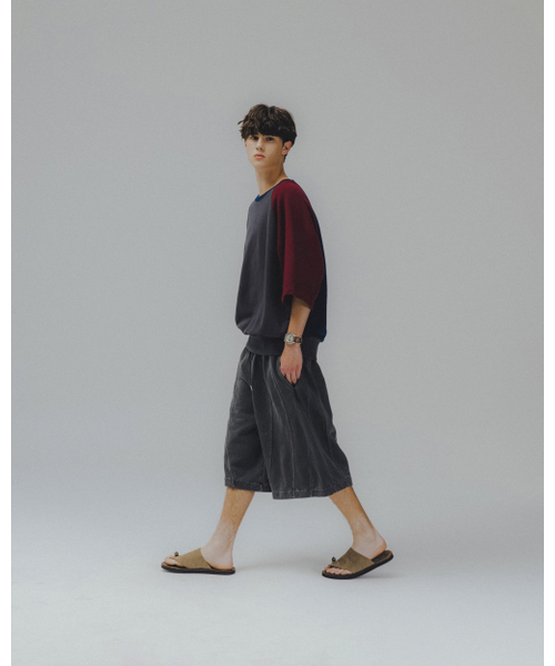 ANGLAN(アングラン)の「Iconic Pigment Sweat Half Pants - Grey(その他パンツ・メンズ・その他・ONE SIZE)」の9枚目の写真