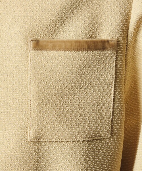 Steven Alan（スティーブンアラン）の「＜Steven Alan＞ジャガード ブルゾン（ノーカラージャケット・レディース・ブラック/クリーム・M/S）」の9枚目の写真