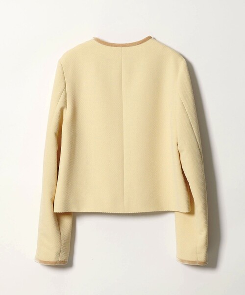 Steven Alan（スティーブンアラン）の「＜Steven Alan＞ジャガード ブルゾン（ノーカラージャケット・レディース・ブラック/クリーム・M/S）」の20枚目の写真