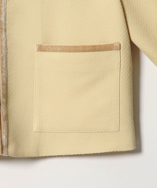 Steven Alan(スティーブンアラン)の「<Steven Alan>ジャガード ブルゾン(ノーカラージャケット・レディース・ブラック/クリーム・M/S)」の14枚目の写真