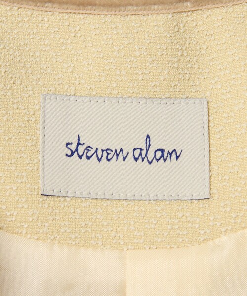 Steven Alan(スティーブンアラン)の「<Steven Alan>ジャガード ブルゾン(ノーカラージャケット・レディース・ブラック/クリーム・M/S)」の17枚目の写真