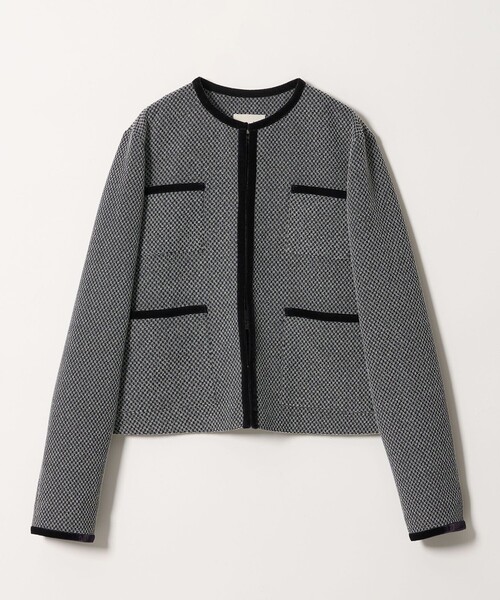Steven Alan(スティーブンアラン)の「<Steven Alan>ジャガード ブルゾン(ノーカラージャケット・レディース・ブラック/クリーム・M/S)」の18枚目の写真