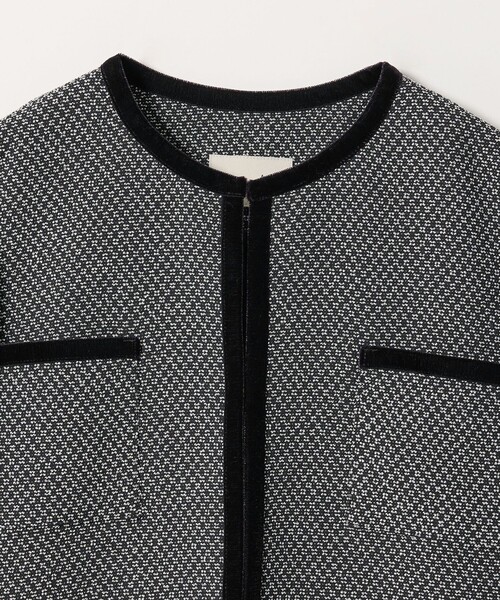 Steven Alan(スティーブンアラン)の「<Steven Alan>ジャガード ブルゾン(ノーカラージャケット・レディース・ブラック/クリーム・M/S)」の19枚目の写真
