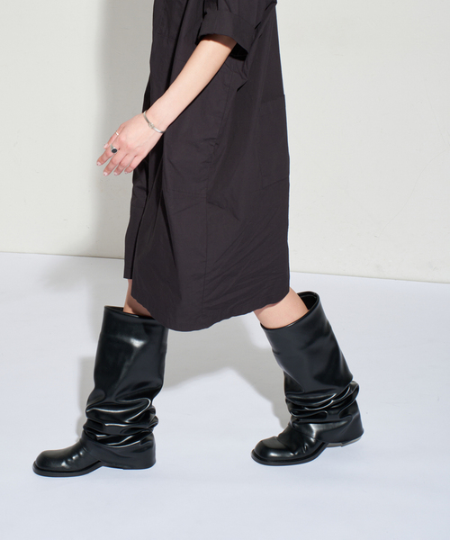 GRISE(グリーズ)の「《/WEB+一部店舗限定》GRISE4cmEDGE2WAYカバーブーツ(ブーツ・レディース・ブラック・SMALL/MEDIUM/X-LARGE/LARGE)」の6枚目の写真