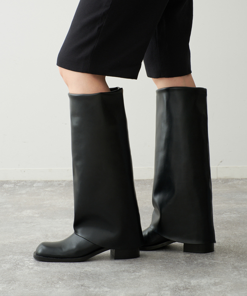 GRISE(グリーズ)の「《/WEB+一部店舗限定》GRISE4cmEDGE2WAYカバーブーツ(ブーツ・レディース・ブラック・SMALL/MEDIUM/X-LARGE/LARGE)」の22枚目の写真