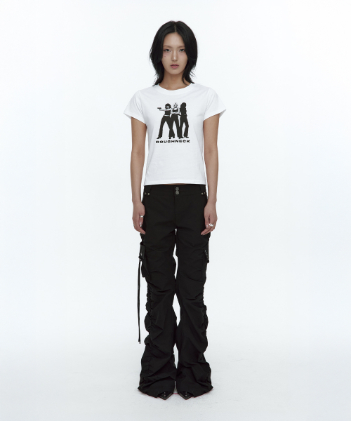 ROUGHNECK(ラフネック)の「Shirring Cargo Pants Black(その他パンツ・レディース・その他・SMALL/MEDIUM)」の2枚目の写真