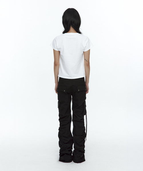 ROUGHNECK(ラフネック)の「Shirring Cargo Pants Black(その他パンツ・レディース・その他・SMALL/MEDIUM)」の4枚目の写真
