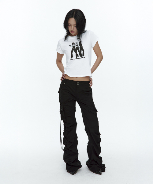 ROUGHNECK(ラフネック)の「Shirring Cargo Pants Black(その他パンツ・レディース・その他・SMALL/MEDIUM)」の7枚目の写真