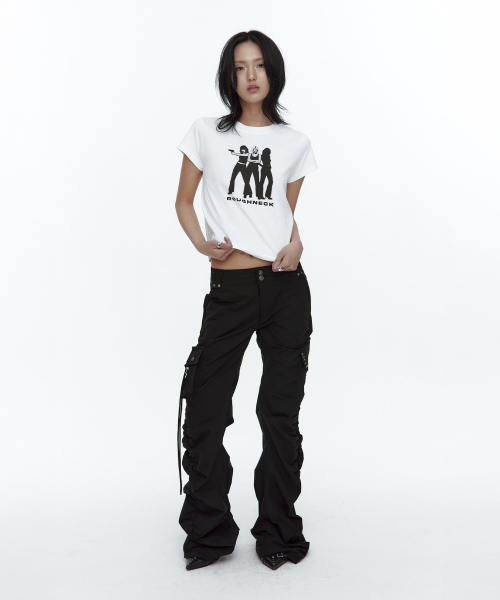 ROUGHNECK(ラフネック)の「Shirring Cargo Pants Black(その他パンツ・レディース・その他・SMALL/MEDIUM)」の8枚目の写真