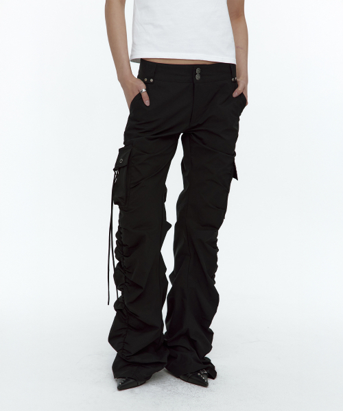 ROUGHNECK(ラフネック)の「Shirring Cargo Pants Black(その他パンツ・レディース・その他・SMALL/MEDIUM)」の10枚目の写真