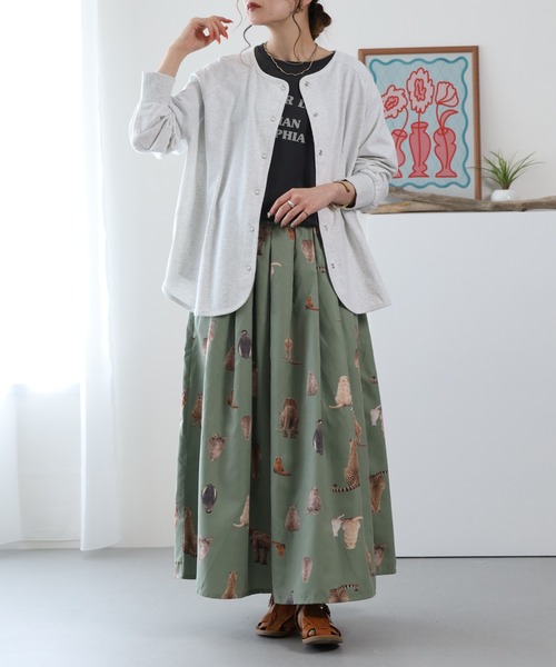 BARNDOOR(バーンドア)の「20天竺ドットカーディガン 26SS(カーディガン/ボレロ・レディース・ネイビー/ロイヤルブルー/アイボリー・FREE)」の14枚目の写真