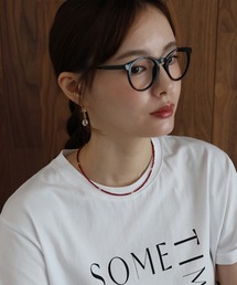 J by blue（ジェイバイブルー）の「ゴールド＆カラービーズネックレス（ネックレス）」