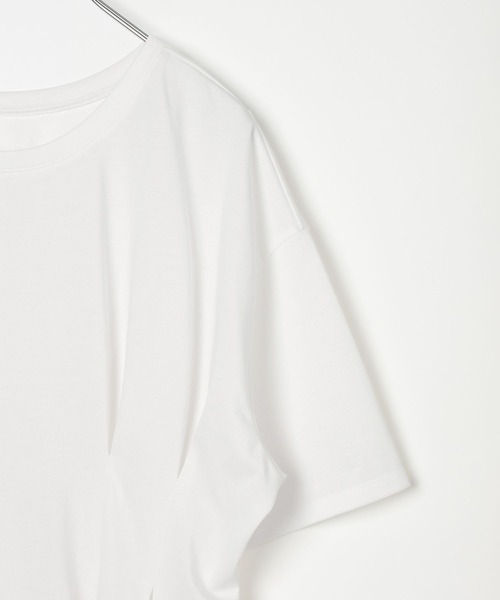 LEPSIM(レプシィム)の「タックペプラムデザインT 815993(Tシャツ/カットソー・レディース・オフホワイト/ブラウン/ブラック・FREE)」の20枚目の写真