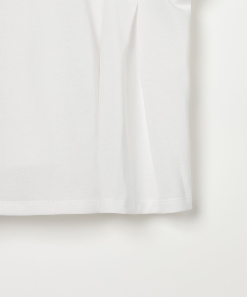 LEPSIM(レプシィム)の「タックペプラムデザインT 815993(Tシャツ/カットソー・レディース・オフホワイト/ブラウン/ブラック・FREE)」の9枚目の写真