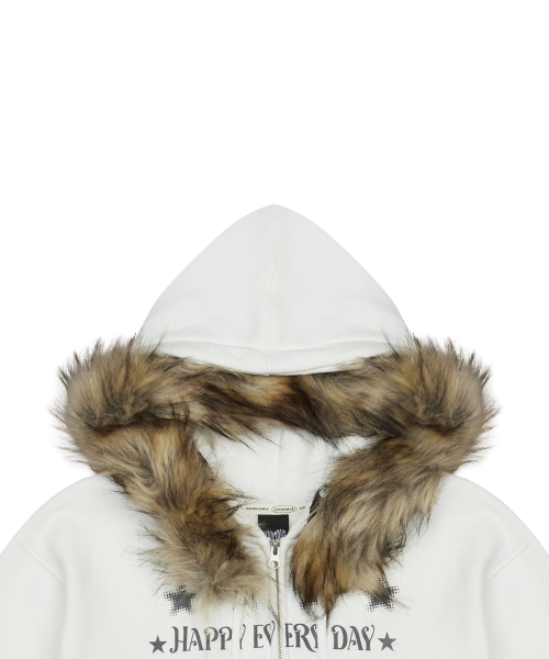 LUVISTRUE（ラヴイズトゥルー）の「FS LETTER HOOD ZIPUP(WHITE)（パーカー・レディース・その他・FREE）」の14枚目の写真