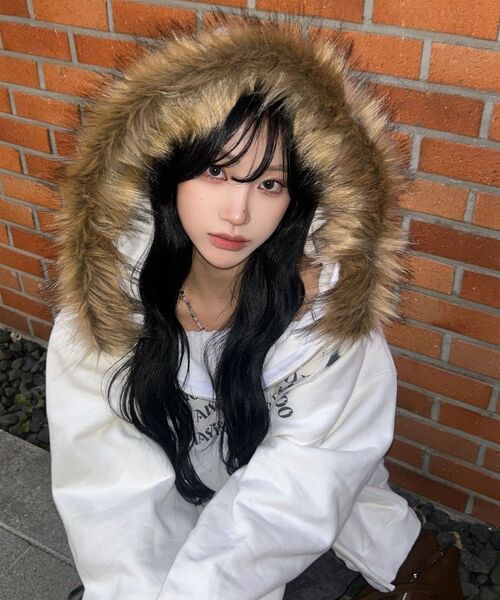 LUVISTRUE（ラヴイズトゥルー）の「FS LETTER HOOD ZIPUP(WHITE)（パーカー・レディース・その他・FREE）」の8枚目の写真