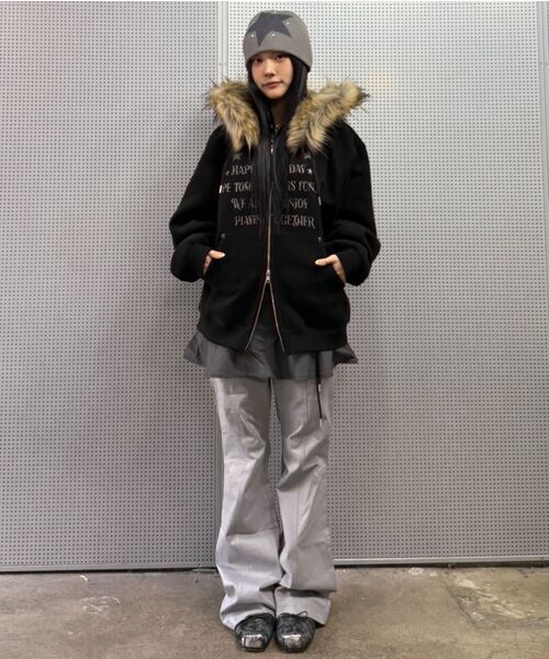 LUVISTRUE（ラヴイズトゥルー）の「FS LETTER HOOD ZIPUP(WHITE)（パーカー・レディース・その他・FREE）」の10枚目の写真