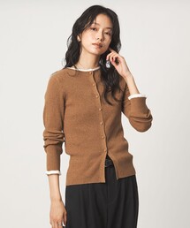 ハイショク リブ ニット カーディガン