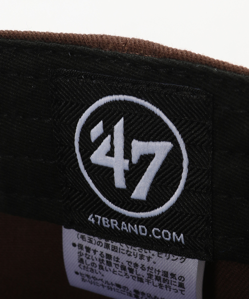 Spick & Span(スピックアンドスパン)の「《WEB限定》'47 / フォーティーセブン A-CLPBSRNRLOSDOD-CTGW-BRW(キャップ・レディース・ブラウン・FREE)」の10枚目の写真