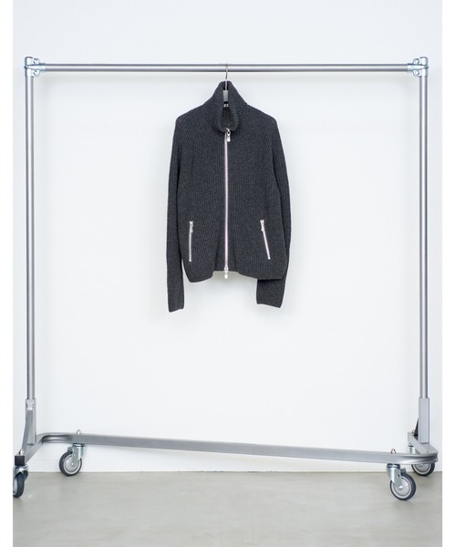 NVRFRGT(ネヴァーフォーゲット)の「DRIVERS ZIP UP SWEATER(ニット/セーター・メンズ・ブラック/チャコールグレー・2/1)」の11枚目の写真