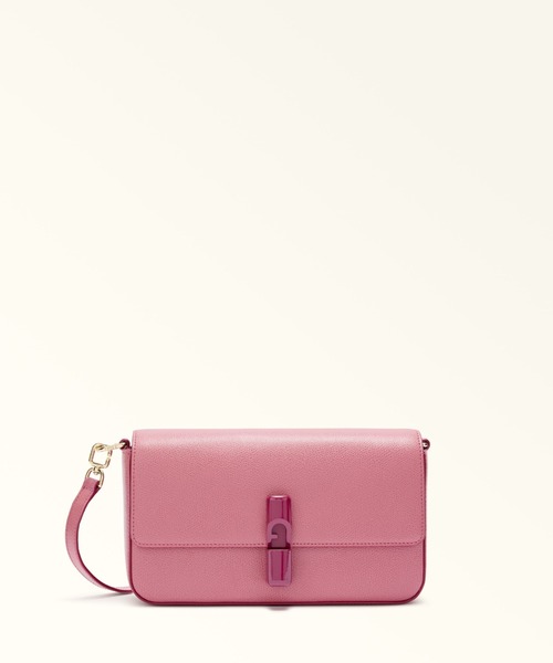 FURLA(フルラ)の「フルラ イリデ (Furla Iride) クロスボディバッグ(ショルダーバッグ・レディース・ライトピンク/チャコールグレー/グリーン・ONE SIZE)」の3枚目の写真