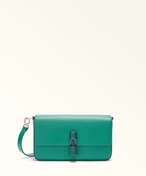 FURLA(フルラ)の「フルラ イリデ (Furla Iride) クロスボディバッグ(ショルダーバッグ・レディース・ライトピンク/チャコールグレー/グリーン・ONE SIZE)」の2枚目の写真
