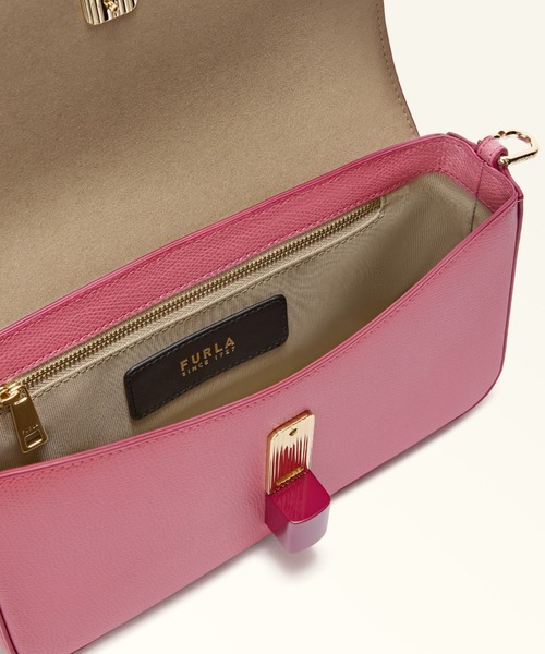 FURLA(フルラ)の「フルラ イリデ (Furla Iride) クロスボディバッグ(ショルダーバッグ・レディース・ライトピンク/チャコールグレー/グリーン・ONE SIZE)」の11枚目の写真