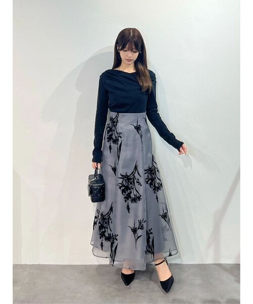 MERCURYDUO（マーキュリーデュオ）の「オフショルタックトップス（Tシャツ/カットソー・レディース・ブラック/イエロー/ブラウン・FREE）」の12枚目の写真