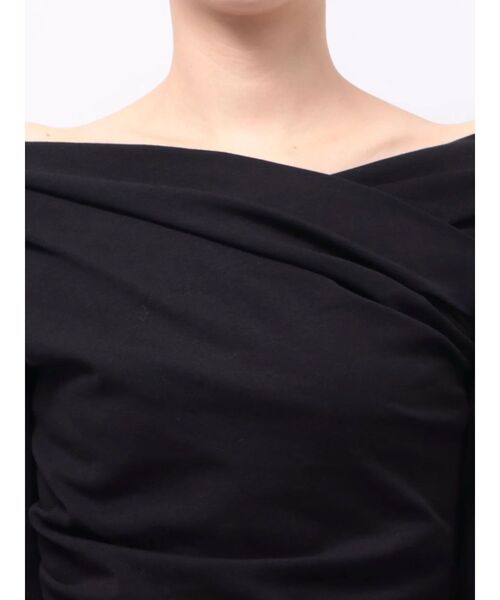 MERCURYDUO（マーキュリーデュオ）の「オフショルタックトップス（Tシャツ/カットソー・レディース・ブラック/イエロー/ブラウン・FREE）」の18枚目の写真