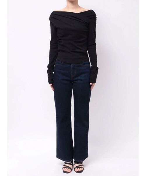 MERCURYDUO（マーキュリーデュオ）の「オフショルタックトップス（Tシャツ/カットソー・レディース・ブラック/イエロー/ブラウン・FREE）」の21枚目の写真