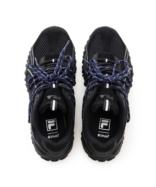 FILA(フィラ)の「FILA ECHAPPE MS LC / フィラエシャッペエムエスエルシー(スニーカー・レディース・ブラック・23.0cm/23.5cm/24.0cm/24.5cm/25.0cm/29.0cm/25.5cm/26.0cm/26.5cm/27.0cm/27.5cm/28.0cm)」の2枚目の写真