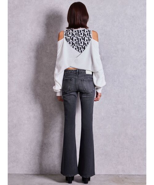 GYDA(ジェイダ)の「ジャストウエストSLIM FITフレアデニムパンツ(デニムパンツ・レディース・ブラック/ブルー・SMALL/MEDIUM/X-SMALL)」の20枚目の写真