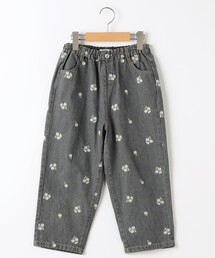 SHIPS | SHIPS KIDS:140~150cm/フラワー エンブロイダリー デニム パンツ(デニムパンツ)