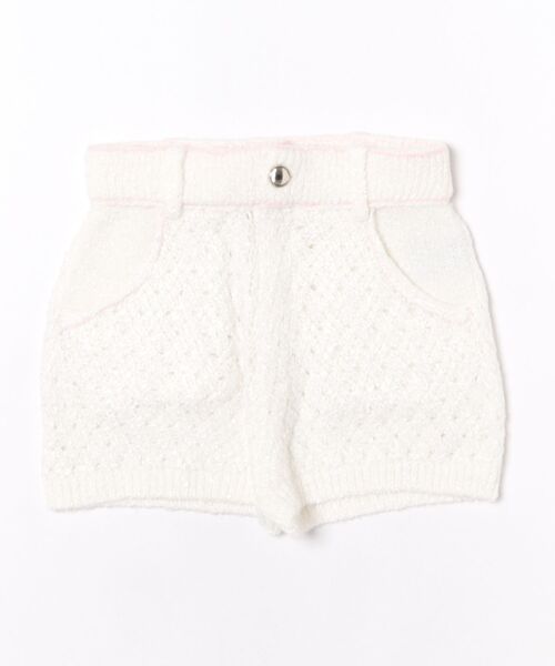 PAMEO POSE（パメオポーズ）の「/PAMEO POSE/配色ニットショートパンツ（その他パンツ・レディース・ブラック/ブルー/ホワイト・FREE）」の2枚目の写真