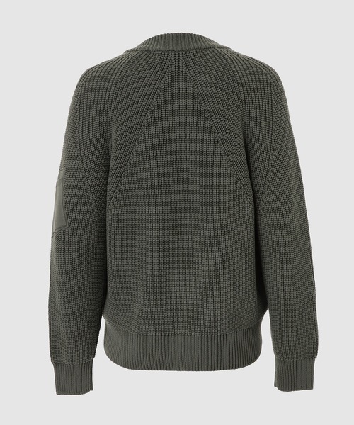COMME des GARCONS HOMME(コム デ ギャルソン・オム)の「『BATONER』 W-NAME WOOL KNIT ZIP CARDIGAN(ニット/セーター・メンズ・カーキ/ブラック・M/S/L)」の3枚目の写真