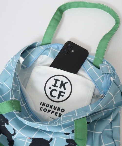 FUNALIVE(ファンアライブ)の「INUKURO大トート(トートバッグ・レディース・ホワイト系1/ブラック/ライトブルー/ホワイト系2・FREE)」の14枚目の写真