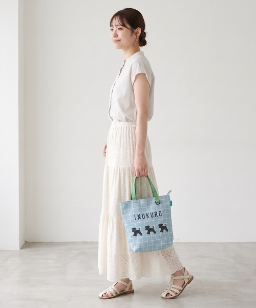 FUNALIVE(ファンアライブ)の「INUKURO大トート(トートバッグ・レディース・ホワイト系1/ブラック/ライトブルー/ホワイト系2・FREE)」の19枚目の写真