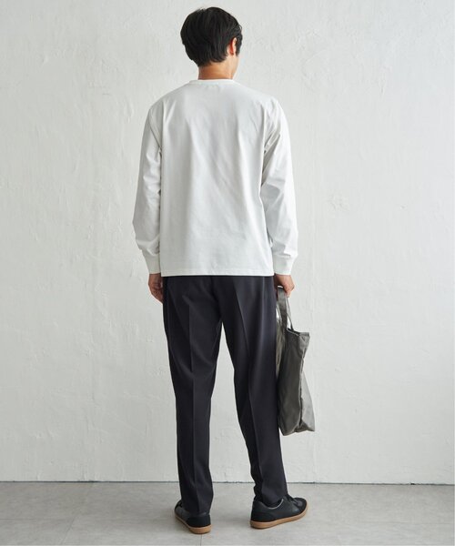ikka(イッカ)の「URBAN NATURE LIFE アーバンネイチャーライフ ドライSPプリントロンT(Tシャツ/カットソー・メンズ・ホワイト/ブルー/チャコール・M/L/XL)」の8枚目の写真