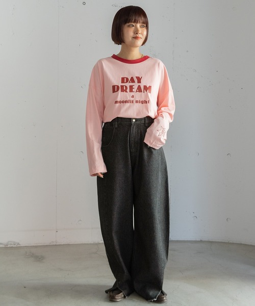 POU DOU DOU(プードゥドゥ)の「バレルシルエットカラーデニム(デニムパンツ・レディース・カーキ/ブルー系その他/ブラック/ブラウン・3)」の8枚目の写真