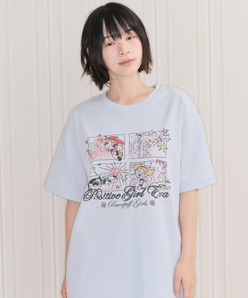 AMESWORLDWIDE(アメスワールドワイド)の「PPG VINTAGE CARTOON TEE SKY BLUE(Tシャツ/カットソー・レディース・その他・MEDIUM/LARGE)」の6枚目の写真